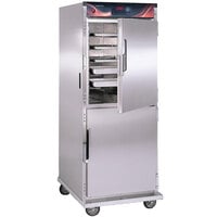 Cres Cor H-137-SUA-12D Insulated Stainless Steel Holding Cabinet with Solid Dutch Doors - 120V