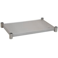 Eagle Group 2436SADJUS-18/4 Adjustable Stainless Steel Work Table Undershelf for 24 inch x 36 inch Tables