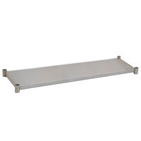 Eagle Group 2484SADJUS-18/3 Adjustable Stainless Steel Work Table Undershelf for 24 inch x 84 inch Tables