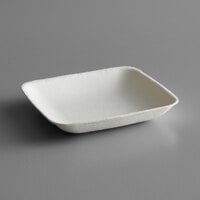 EcoChoice Compostable Sugarcane / Bagasse 2 1/2 inch Square Appetizer Plate - 200/Case