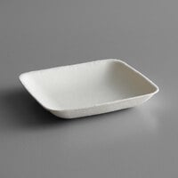 EcoChoice Compostable Sugarcane / Bagasse 2 1/2" Square Appetizer Plate - 200/Case