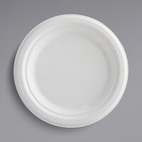 EcoChoice Compostable Sugarcane / Bagasse 7" Plate - 1000/Case