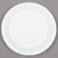EcoChoice Compostable Sugarcane / Bagasse 7 inch Plate - 1000/Case