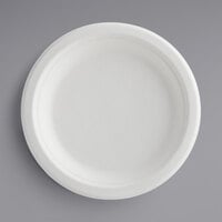 EcoChoice Compostable Sugarcane / Bagasse 6 inch Plate - 1000/Case