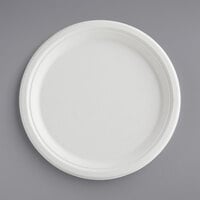 EcoChoice Compostable Sugarcane / Bagasse 10 inch Plate - 500/Case