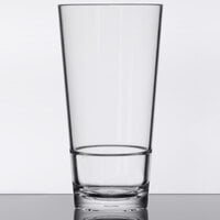 GET S-18-CL Revo 20 oz. Customizable SAN Plastic Stackable Mixing Glass - 24/Case