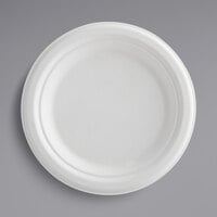 EcoChoice Compostable Sugarcane / Bagasse 7" Plate - 125/Pack