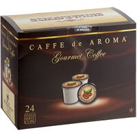 Caffe de Aroma Decaf Breakfast Blend Coffee Single Serve Cups - 24/Box