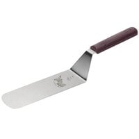 Mercer Culinary M18300 Hell's Handle® High Heat 8" x 3" Solid Rounded Edge Turner