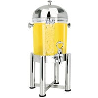 Eastern Tabletop 7512 Pillard 2 Gallon Stainless Steel Beverage Dispenser with Acrylic Container