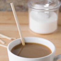 Royal Paper R825B 7 inch Eco-Friendly Bamboo Coffee Stirrers - Bag of 500