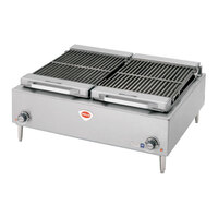 Wells 5H-B50-240 36 inch Stainless Steel Electric Charbroiler - 240V, 10800W
