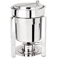 Eastern Tabletop 3107P2 P2 7 Qt. Stainless Steel Sauce / Soup Marmite with Hinged Lid