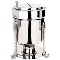 Eastern Tabletop 3107FS-SS Freedom 7 Qt. Stainless Steel Sauce / Soup Marmite with Hinged Lid