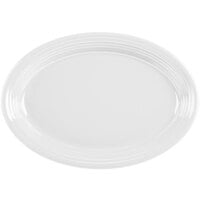Fiesta® Dinnerware from Steelite International HL458100 White 13 5/8" x 9 1/2" Oval Large China Platter - 12/Case