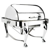 Eastern Tabletop 3117 Park Avenue 4 Qt. Stainless Steel Square Roll Top Chafer