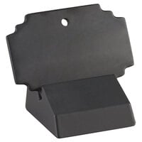 Cal-Mil 3344-13 Black Write-On Menu Card with Stand - 2 inch x 3 inch