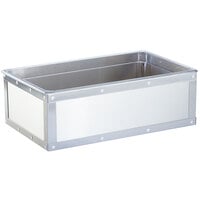 Cal-Mil 3395-12-55 Urban Stainless Steel Ice Housing - 20 3/4 inch x 12 3/4 inch x 7 1/4 inch