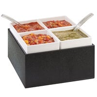 Cal-Mil 3369-13 Black Chilled Server - 10 1/2 inch x 10 1/2 inch x 7 inch