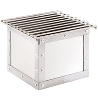 Cal-Mil 3407-55 Urban Stainless Steel Chafer Alternative - 12 inch x 12 inch x 8 1/4 inch