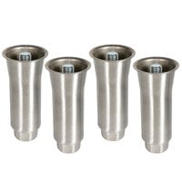Beverage-Air 00C31-033ABB 6 inch Adjustable Legs for Bottle Coolers - 4/Set
