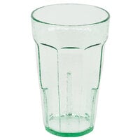 Cambro LT14427 Laguna 14 oz. Spanish Green Customizable SAN Plastic Tumbler - 36/Case