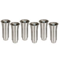 Beverage-Air 00C26S015A 6 inch Adjustable Legs for Beer Dispensers - 6/Set