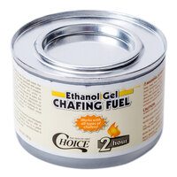Choice 2 Hour Ethanol Gel Chafing Dish Fuel - 3/Pack