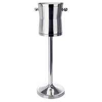 Eastern Tabletop 7950 26 inch Stainless Steel Heavy-Duty Wine Stand with Insulated Bucket - 4 Qt.
