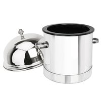 Eastern Tabletop 7001 3 Gallon Stainless Steel Insulated Single Ice Cream Unit with Dome Lid