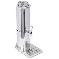 Eastern Tabletop 7561 3 Qt. Stainless Steel Milk Dispenser with Central Ice Chamber