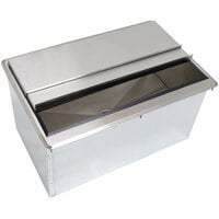 Advance Tabco D-24-IBL Stainless Steel Drop-In Ice Bin - 21 inch x 18 inch