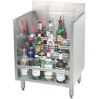 Advance Tabco CRLR-24 Stainless Steel Liquor Display Cabinet - 24 inch x 21 inch