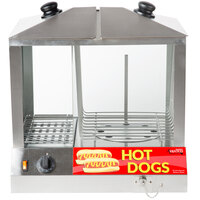 Avantco HDS-200 200 Dog / 48 Bun Hot Dog Steamer / Merchandiser - 120V, 1300W