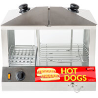 Avantco HDS-100 100 Dog / 48 Bun Hot Dog Steamer / Merchandiser - 120V, 1300W