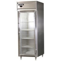 Continental Refrigerator D1RENSSGD Designer Line 28 1/2" Glass Door Extra-Wide Reach-In Refrigerator