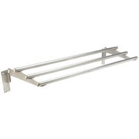 Advance Tabco TTR-3D Stainless Steel Tubular Tray Slide with Drop-Down Brackets - 47 1/8" x 10"