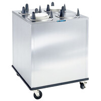 Lakeside 5406 Stainless Steel Enclosed Four Stack Non-Heated Plate Dispenser for 5 7/8 inch to 6 1/2 inch Plates
