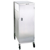 Lakeside 847 Compact Series Dual Door Stainless Steel Tray Cart for 14" x 18" Trays - 20 Tray Capacity