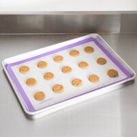 Mercer Culinary M31087OR Full Size Orange Silicone Baking Mat