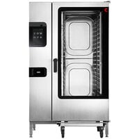 Convotherm C4ET20.20GS Natural Gas Full Size Roll-In Boilerless Combi Oven with easyTouch Controls - 218,400 BTU