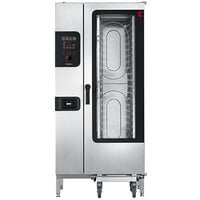 Convotherm C4ED20.10GB Natural Gas Half Size Roll-In Combi Oven with easyDial Controls - 238,500 BTU