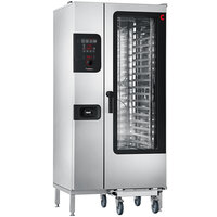 Convotherm C4ED20.10GB Natural Gas Half Size Roll-In Combi Oven with easyDial Controls - 238,500 BTU