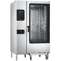 Convotherm C4ED20.20GS Natural Gas Full Size Roll-In Boilerless Combi Oven with easyDial Controls - 218,400 BTU