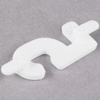 3/4 inch White Molded Plastic Number 5 Deli Tag Insert - 50/Set