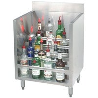 Advance Tabco CRLR-30 Stainless Steel Liquor Display Cabinet - 30 inch x 21 inch
