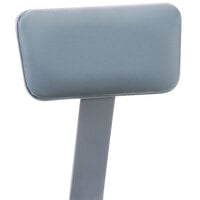National Public Seating 6400-B Gray Vinyl Padded Backrest for 6400 Series Stools