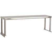 Advance Tabco STOS-4 Stainless Steel Single Overshelf - 12 inch x 62 3/8 inch