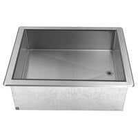 Advance Tabco DICP-3 Stainless Steel Three Pan Size Drop-In Ice Cooled Unit