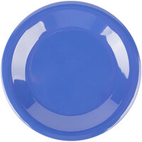 Carlisle 3301814 Sierrus 6 1/2 inch Ocean Blue Wide Rim Melamine Pie Plate - 48/Case